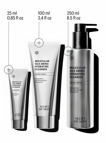 Засіб очищуючий Molecular Silk Amino Hydrating Cleanser PMSHC100EN02 фото