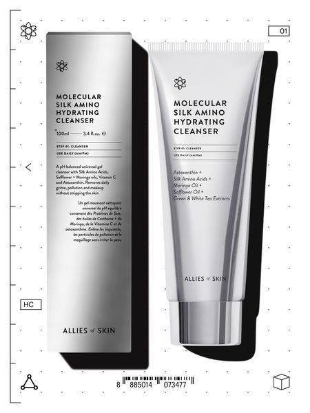 Засіб очищуючий Molecular Silk Amino Hydrating Cleanser PMSHC100EN02 фото