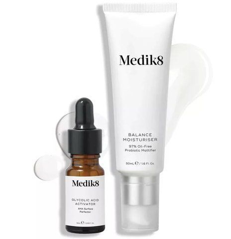 BALANCE MOISTURISER & GLYCOLIC ACID ACTIVATOR - безолійний зволожувальний крем та сироватка з АНА P08798 фото