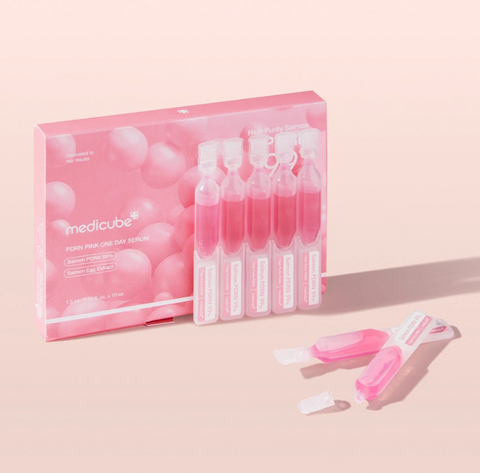 Medicube PDRN Pink One Day Serum - Зволожувальна сироватка з полінуклеотидами та колагеном для сяйва шкіри 8800256115365 фото