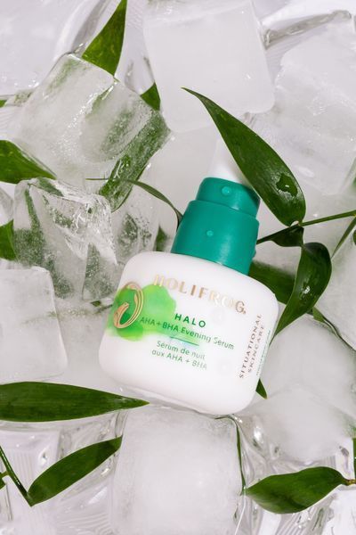 Сироватка нічна з кислотами Halo AHA+BHA Evening Serum HF812 фото